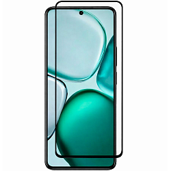 Противоударное стекло 5D ZIBELINO для Honor X9c Smart 5G (6.8") черный