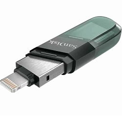 USB 256Gb SanDisk Flip iXpand (Type A + Lightning) голубой/серебро