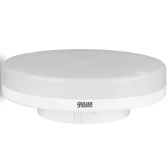 Лампа светодиодная GAUSS Elementary GX53 9W/6500K 1/10/100