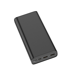 Внешний АКБ HOCO J55A (20000mAh) (2USB) (2A) черный