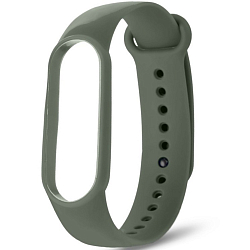 Силиконовый ремешок NONAME для Xiaomi Mi Band 3/4 silicon loop Army Green