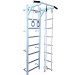 Шведская стенка детская Формула здоровья (белая/серая)