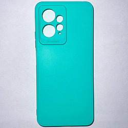 Задняя накладка Мобилис для Xiaomi Redmi Note 12 (4G), морской зеленый , матовая с защитой камеры