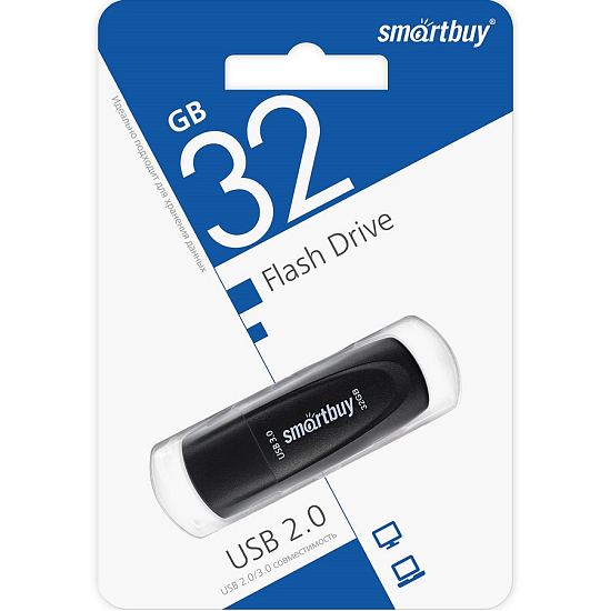 USB  32Gb SMARTBUY Scout чёрный