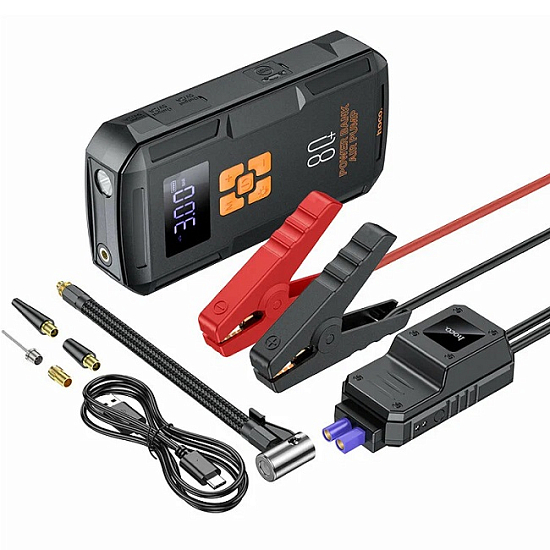 Пуско-зарядное устройство HOCO QS2 (8000mAh)