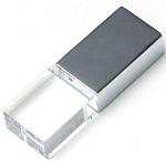 USB 64Gb Металлическая флешка с клисталлом USB 2.0 (cristal-01) 64 ГБ, синий