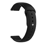 Силиконовый ремешок WB34 Sport Band на кнопке Универсальный 20мм (black)