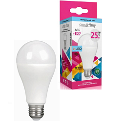 Лампа светодиодная SMARTBUY A65 25W/4000/E27