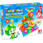 Конструктор UNICON Забавные шестерёнки», работает от батареек, 81 д 3685388