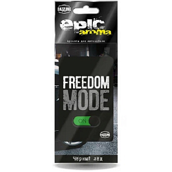 Ароматизатор DAZZLING LIFESTYLE "Freedom" Чёрный лёд, бумажный