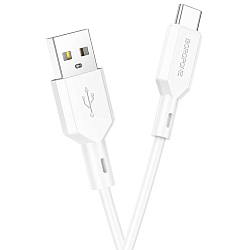 Кабель USB <--> Type-C  1.0м BOROFONE BX70 Shengda, белый