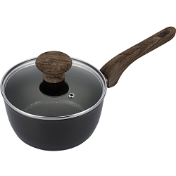 Ковш 1,3л REGENT Linea TERRA 62-2316 (индукция), с крышкой 16х8 см