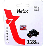 Micro SD 128Gb NETAC P500 Eco Class 10 UHS-I без адаптера