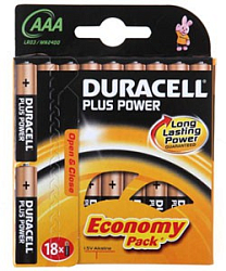 Элемент питания DURACELL LR03 BL-18