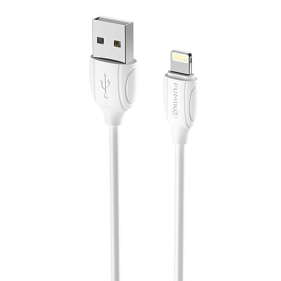 Кабель USB <--> Lightning  1.0м FUMIKO CA03 белый