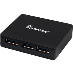 USB-Хаб SMARTBUY (SBHA-6000-K) черный, 4 порта