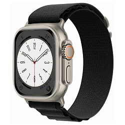 Нейлоновый ремешок SPIGEN "Альпийская петля" для Apple Watch 38/40/41mm №07 Черный/Серый