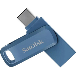 USB 128Gb SanDisk Ultra Dual Drive USB Type-C, синий, USB3.1