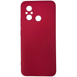 Задняя накладка SILICONE COVER для Xiaomi Redmi 12C 4G №04 Малина