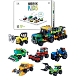 Конструктор QBRIX KIDS Фермерская техника 6 в 1