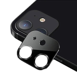 Противоударное стекло MIETUBL для iPhone 12 mini, CAMERA GLASS, чёрное, для задней камеры