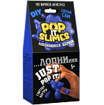 Набор для опытов и экспериментов "Юный химик". "Pop it slimes. Лопающиеся шарики. Синий. 912