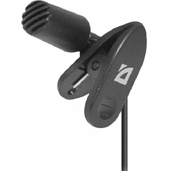 Микрофон DEFENDER MIC-109 черный на прищепке