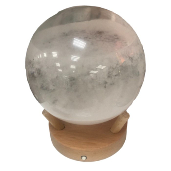 Штормгласс  Шар XL с RGB подсветкой  (17 см)