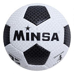 Мяч футбольный MINSA, размер 4, 32 панели, PU, машинная сшивка, 400 г 1220046