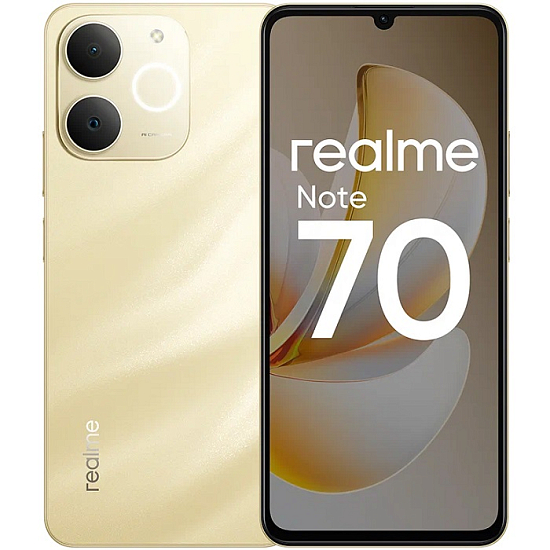 Смартфон Realme Note 70 6/128Gb, золотой