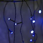 Гирлянда "Бахрома", 1.8 х 0.5 м, свечение синее, 8 режимов