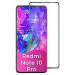 Противоударное стекло 3D NONAME для XIAOMI Redmi Note 10 Pro, SUPER, черное