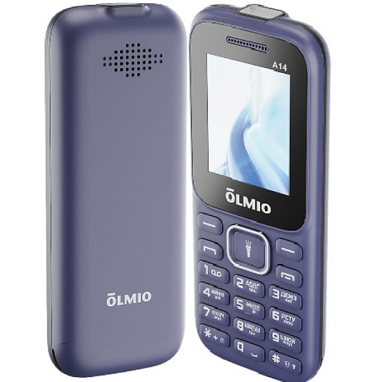 Телефон OLMIO A14 (синий)