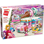 Конструктор QMAN Розовый фургон с мороженым 2029