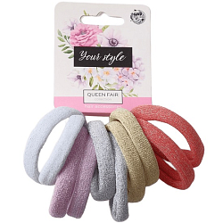 Резинка для волос "Синди" (набор 10 шт) блеск нежность, 4,5 см, микс 7908671