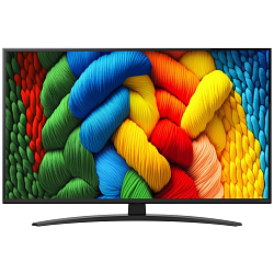 Телевизор LG 43NANO81A6A (UHD/ 60Hz) 43", черный