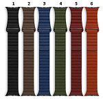 Силиконовый ремешок ISA для Apple Watch 38mm PU Leather