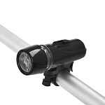 Фонарь велосипедный передний, 50 лм, 5 led, 4 ААА, 3 режима 987105