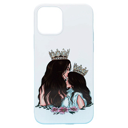 Задняя накладка SC302 для iPhone 12 (003) (white)