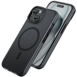 Задняя накладка HOCO AS2 Lord magnetic protective cas для iPhone 15 Pro black