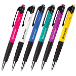 Ручка шариковая автоматическая с грипом BRAUBERG "Concept", СИНЯЯ, корпус  0,7 мм,  141156