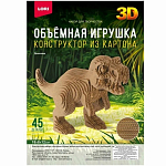 Картонный 3D конструктор LORI Динозавр 24,5*2*33,5 см