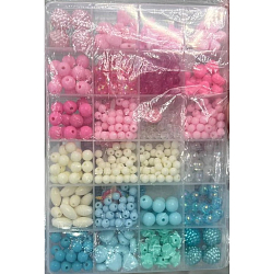 Набор для создания украшений и браслетов 420 бусин и шармов