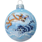 Шар "Шарик и Матроскин", 80мм, в подарочной упаковке КУ-80-234090