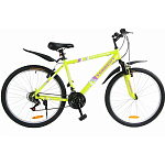 Велосипед TORRENT City Cruiser Зелено-фиолетовый (рама сталь 18", внедорожный, 18 скоростей, колеса 26д.) (26" / 18")