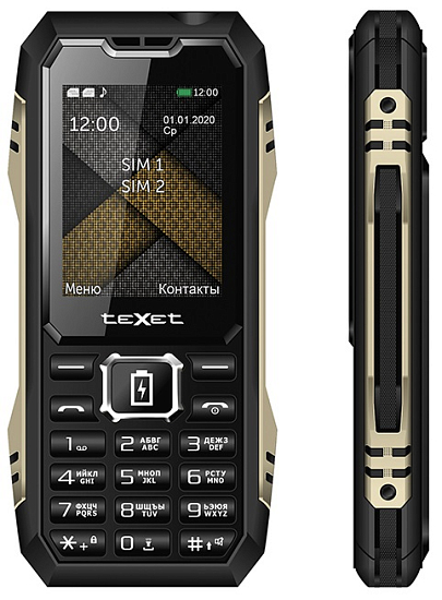 Телефон TEXET TM-D428 черный