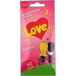 Ароматизатор CONTEX LOVE IS ЕЛКА Бабл Гам