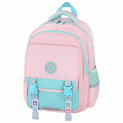 Рюкзак BRAUBERG SNAP, 2 отделения, 3 кармана, Light pink, 39х28х16 см, 272067