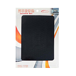 Коврик противоскользящий под кожу крокодила 20×13 см, черный 859774