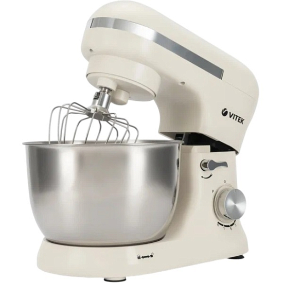 Миксер планетарный Vitek VT-PM0110 1500Вт кремовый